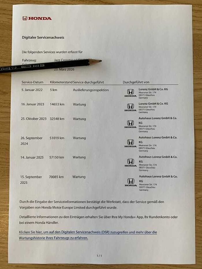 Honda Jazz 1.5 i-MMD Hybrid Crosstar Executive